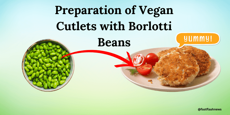 Preparation of Vegan Cutlets with Borlotti Beans