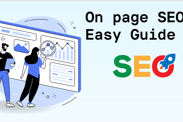On-page SEO is the practice