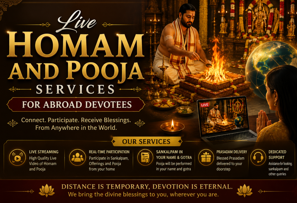 Live homam and pooja services